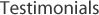 Testimonals